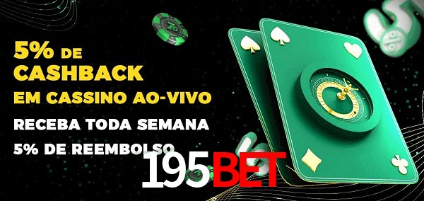 Promoções do cassino ao Vivo 195bet